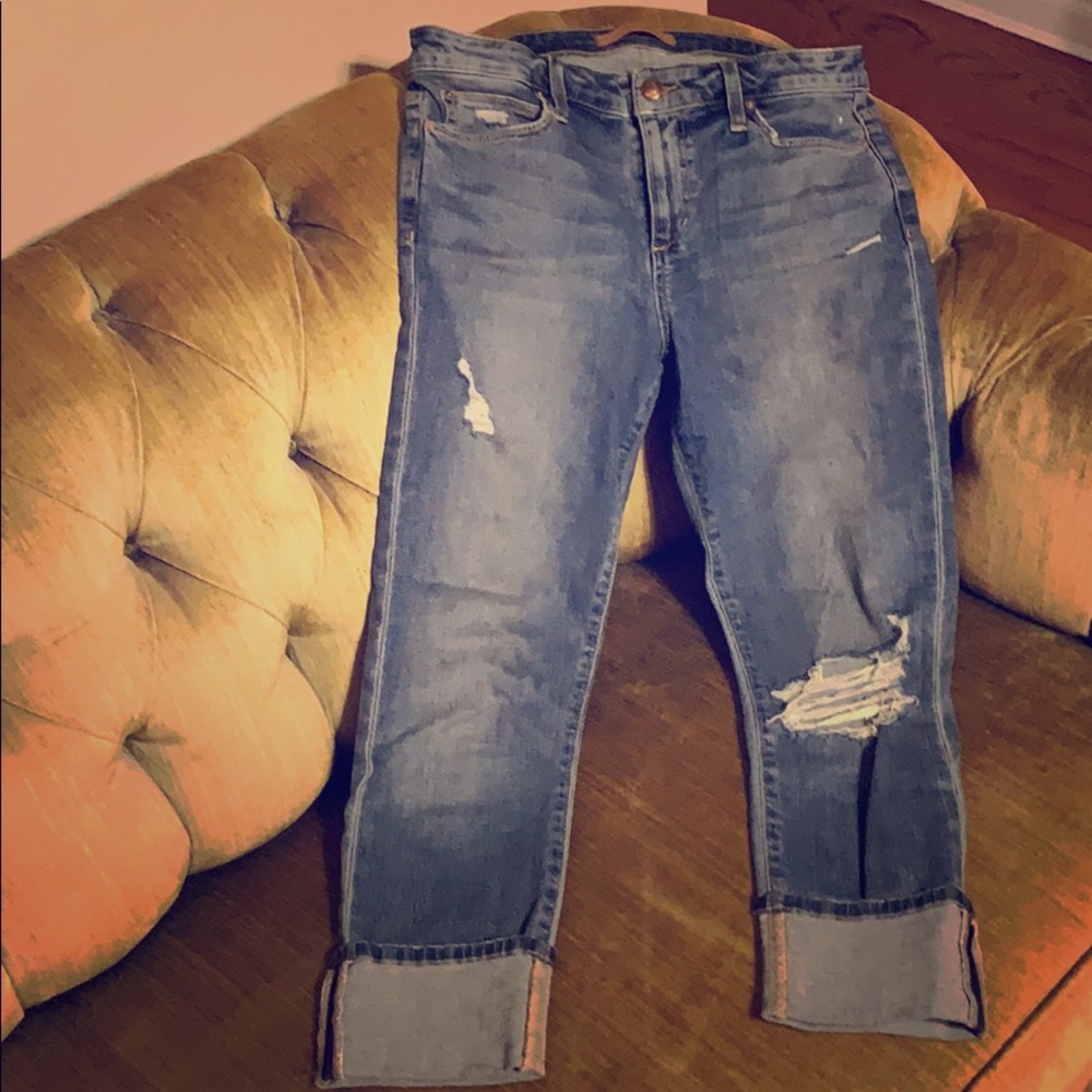 Cropped jeans
